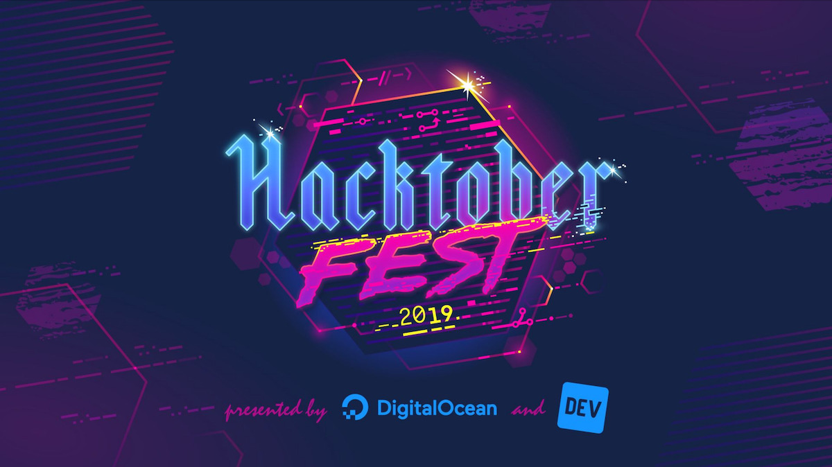 The Hacktoberfest 2019 logo and sponsors